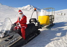 Babbo Natale sulle piste a Pian Muné