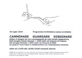 Camminare, guardare, disegnare – atelier di disegno dal vivo