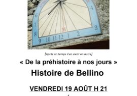Conferenza sulla storia di Bellino