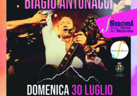 Per Suoni dal Monviso concerto di Biagio Antonacci a Sampeyre