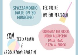 Spazzamondo e Giornata del gioco libero all’aperto a Verzuolo